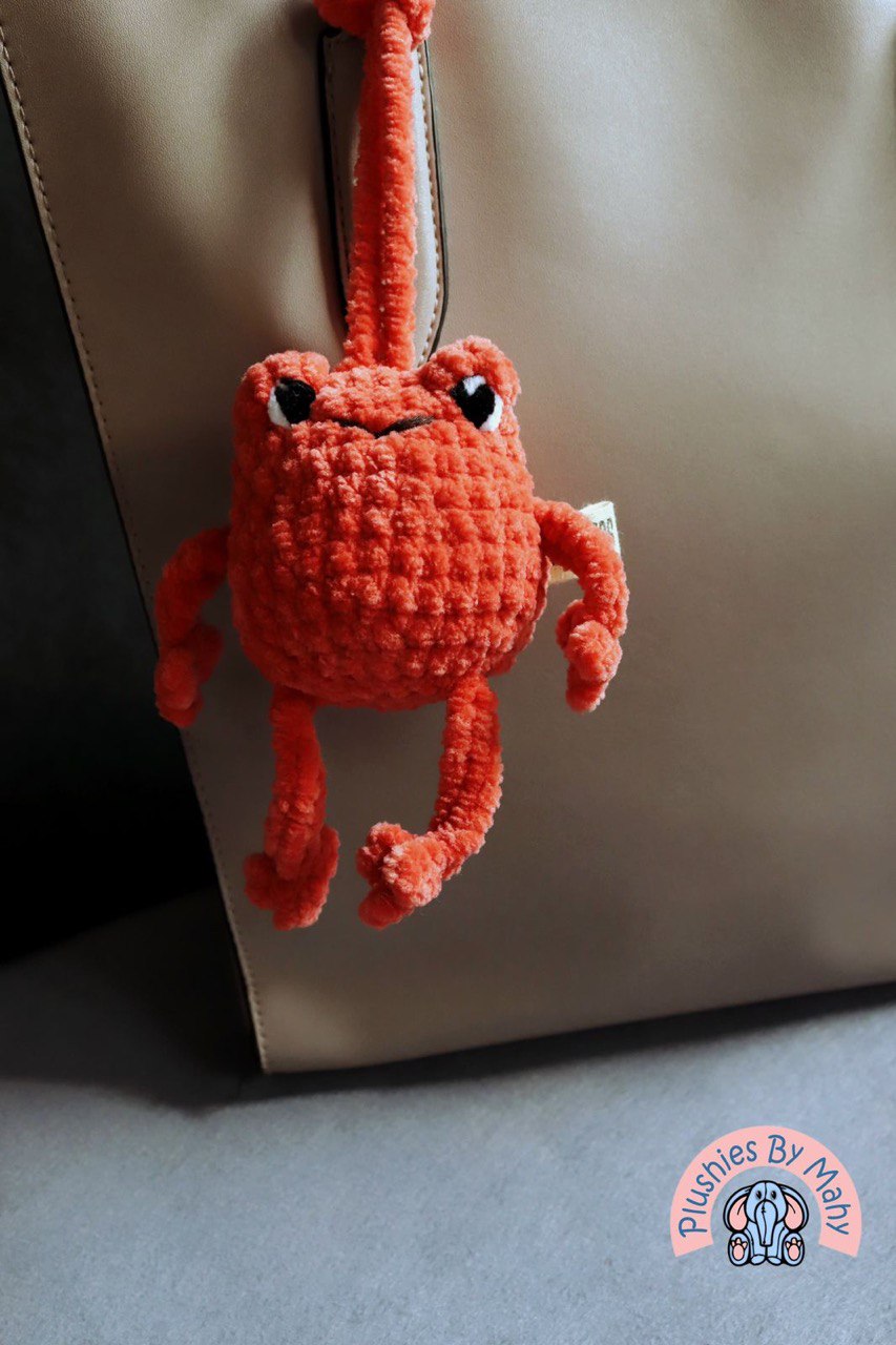 bag Charm / car hanger brave the frog