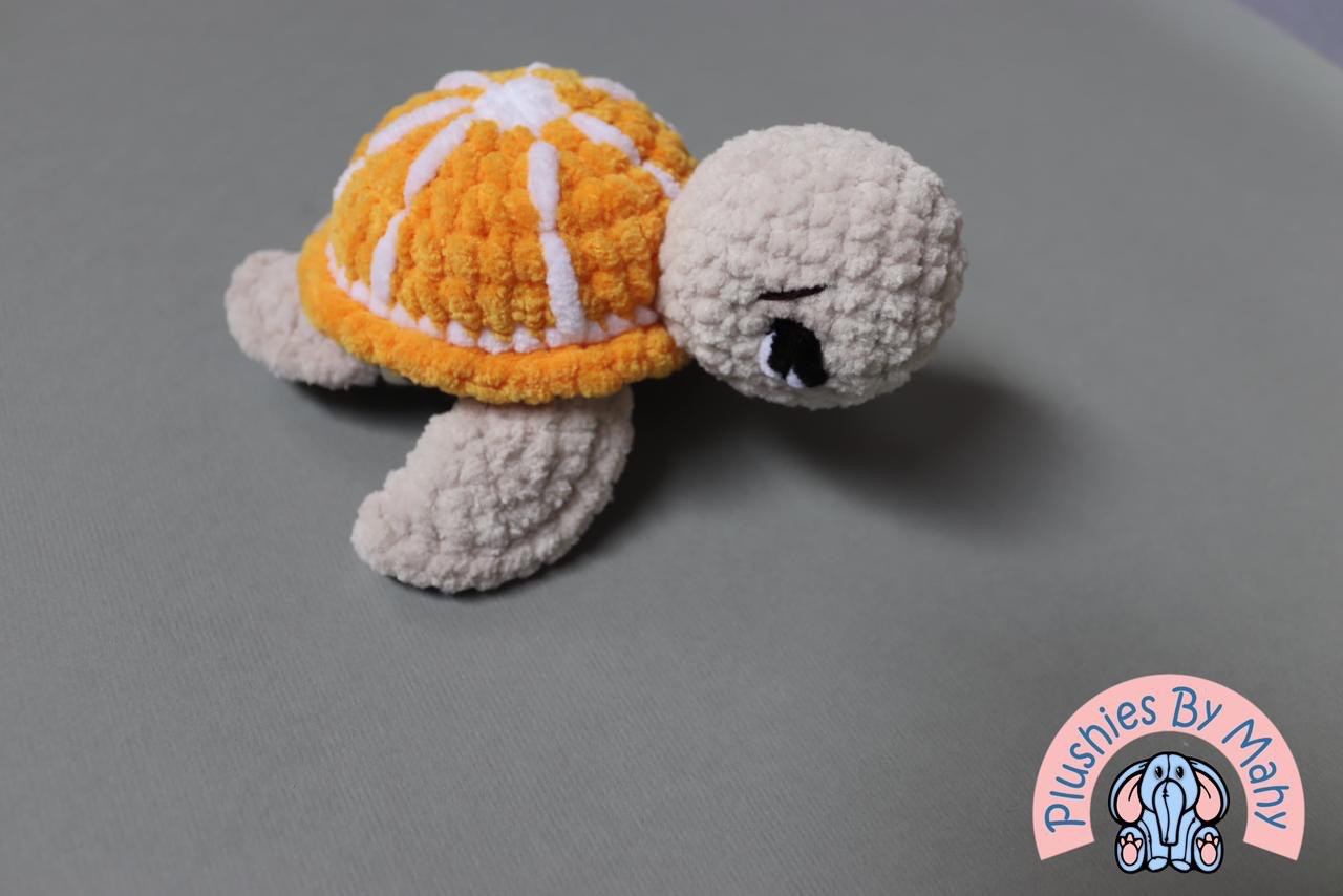 Julie the orange turtle