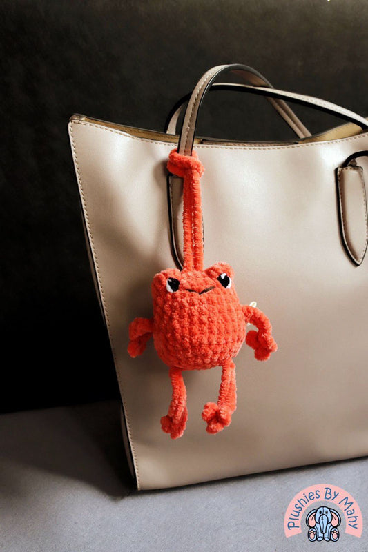 bag Charm / car hanger brave the frog