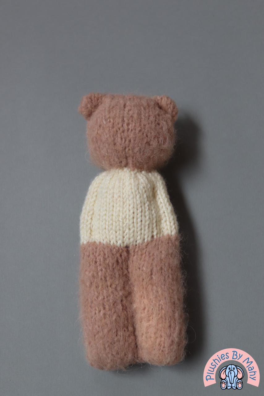 Knitted teddy bear