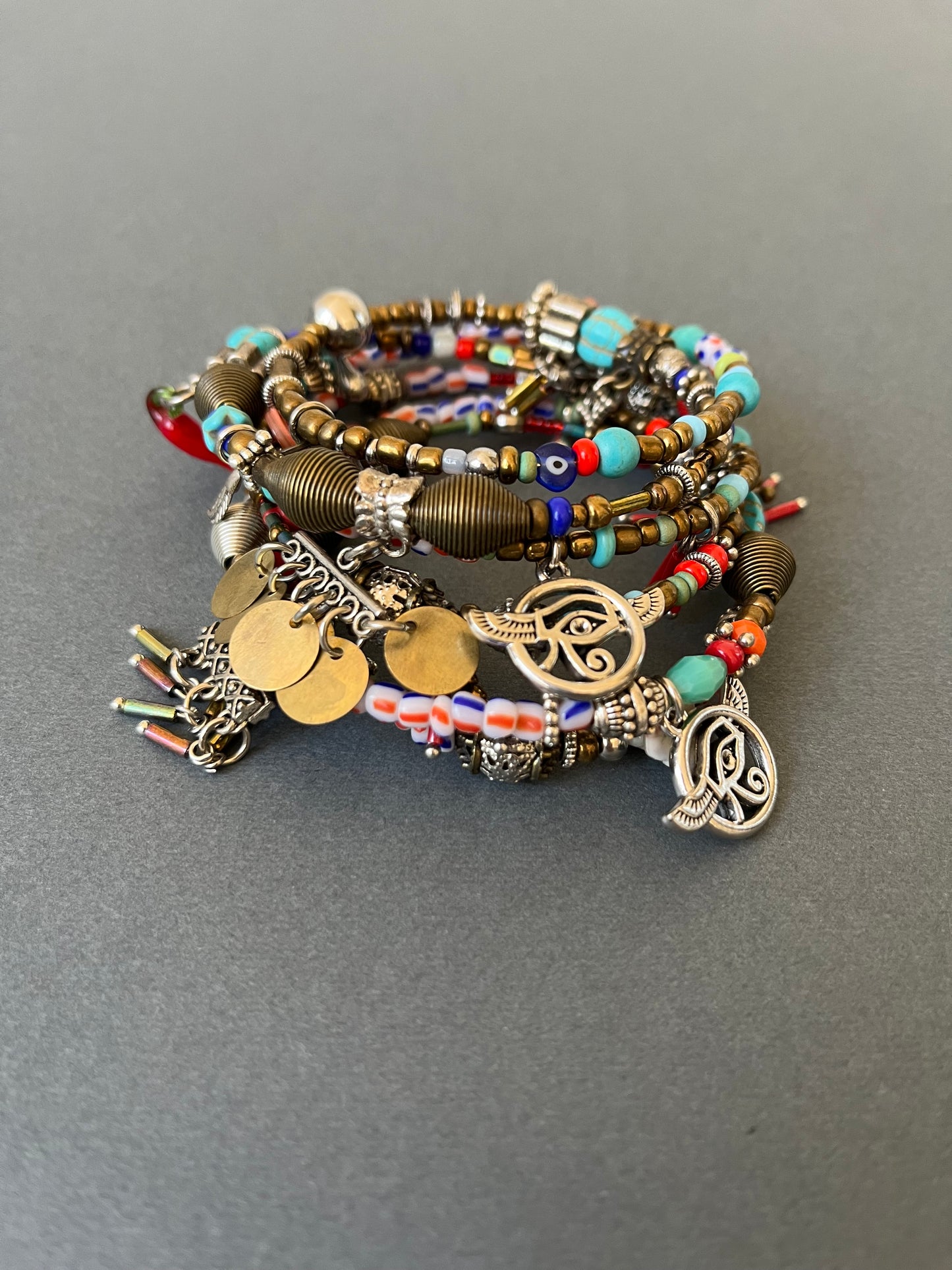 Special bracelet with mixed materials