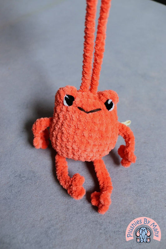 bag Charm / car hanger brave the frog