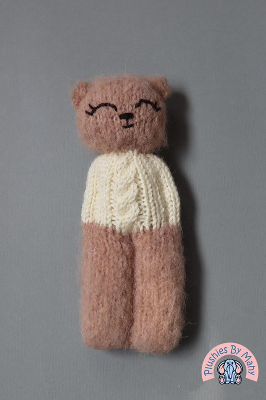 Knitted teddy bear